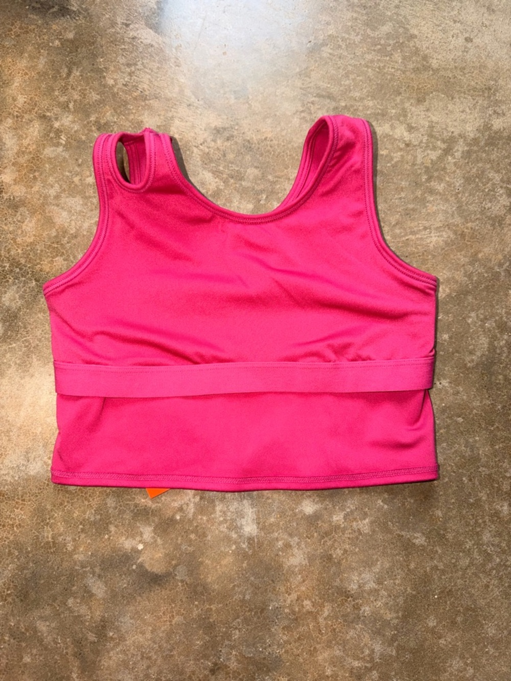 Freely - Pink Athletic Top with Built in Bra - Girls M NWT - Picture 6 of 9